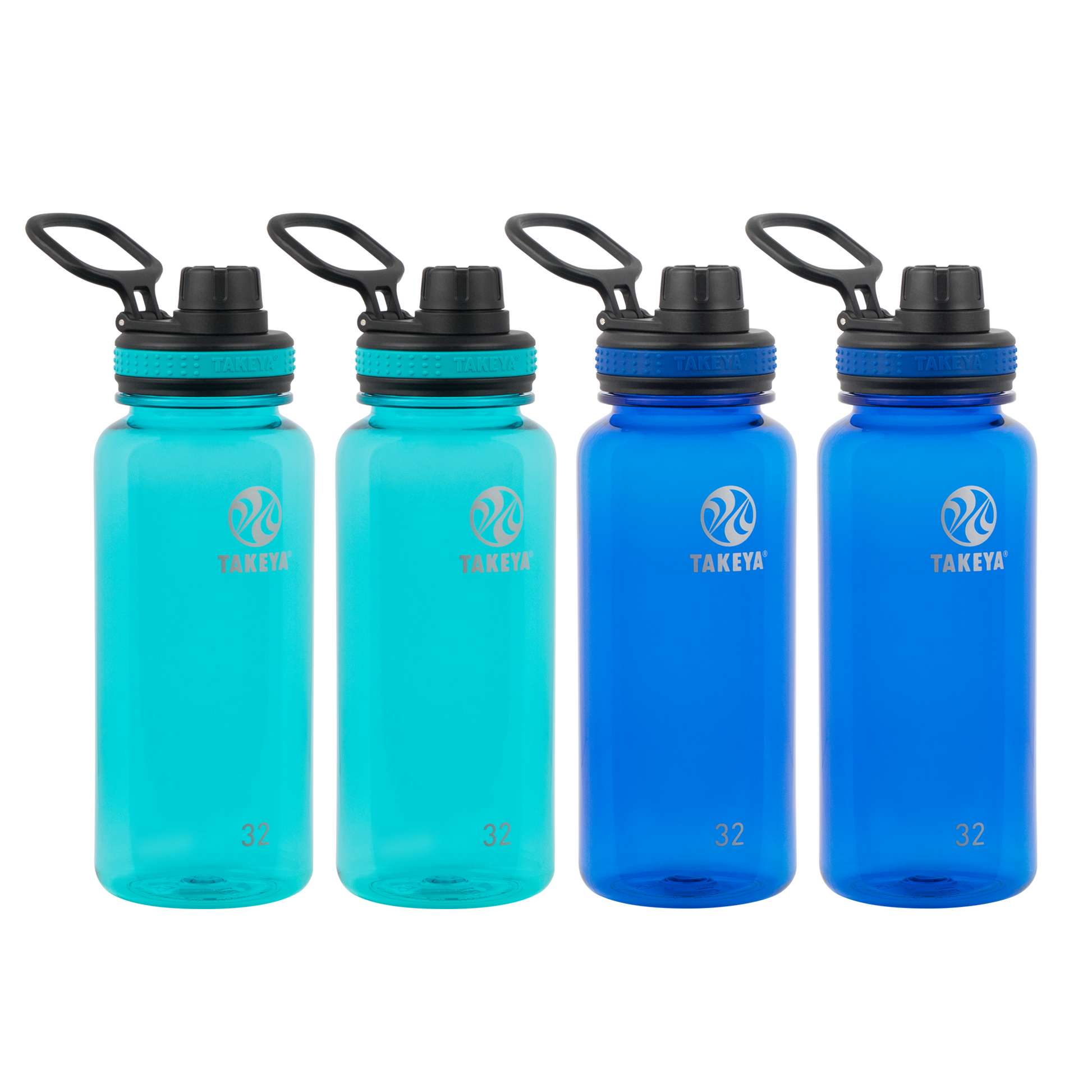 tritan-water-bottle-with-spout-lid-4-pack-e1 50276-Tritan-Spout-32-4pk-Ocean-Royal-angle.png