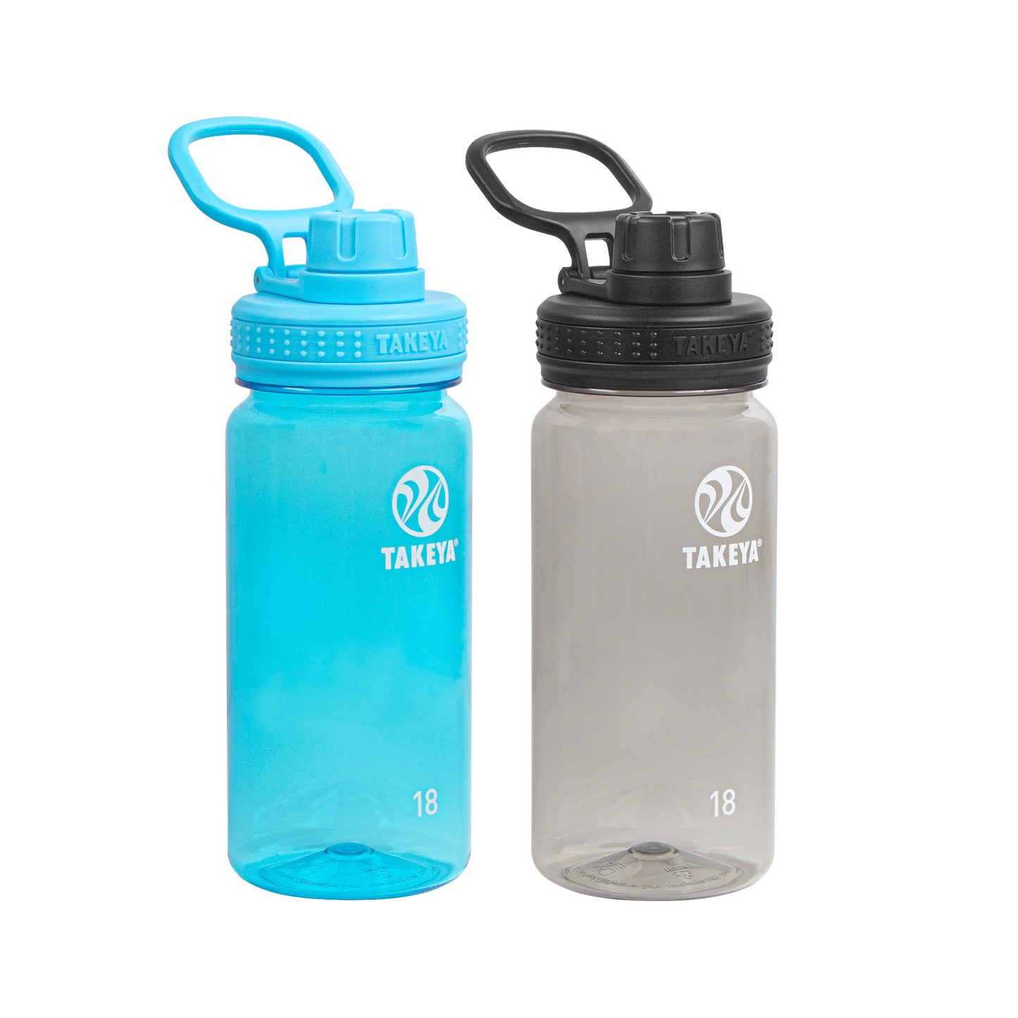 tritan-water-bottle-bundle-with-spout-lid-2-pack-h3 51476-Tritan-Spout-18-2pk-BreezyBlue-StormyBlack-Front_1.png