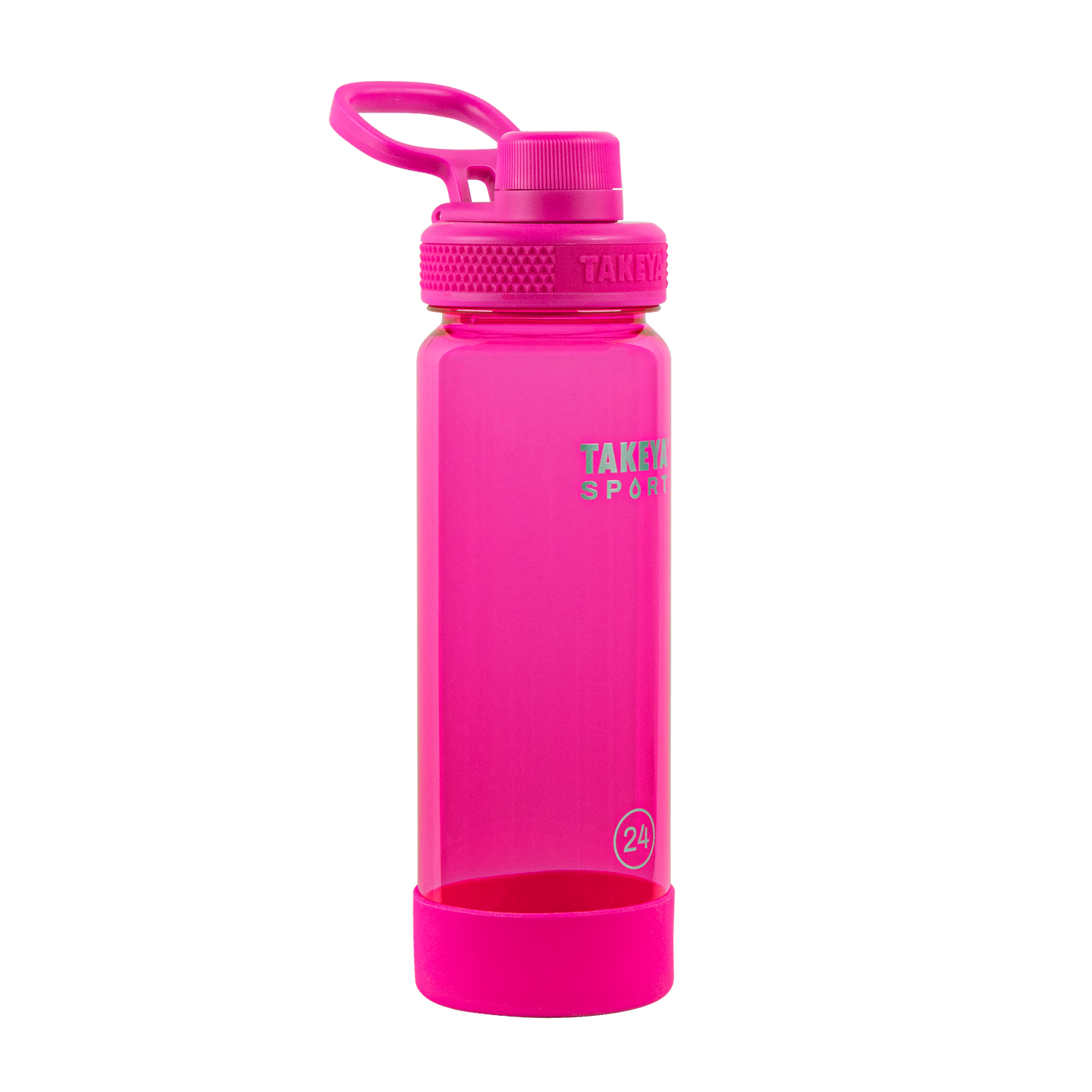 tritan-sport-water-bottle-with-spout-lid-p6 51671-TKS-Tritan-Spout-24-PinkSweep-frontangle.png