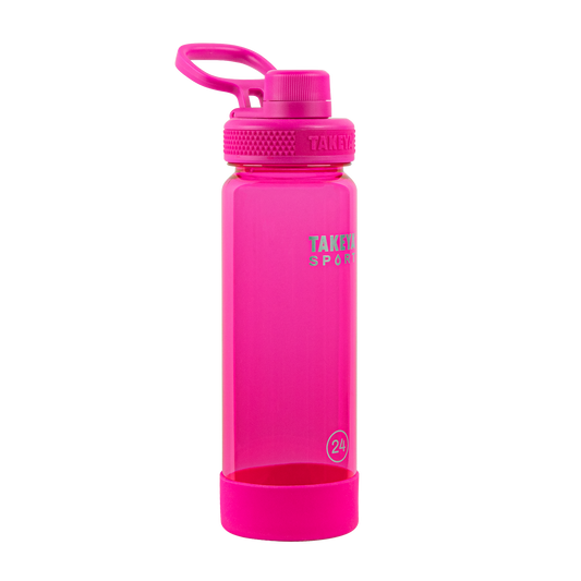 tritan-sport-water-bottle-with-spout-lid-p6 51671-TKS-Tritan-Spout-24-PinkSweep-frontangle.png