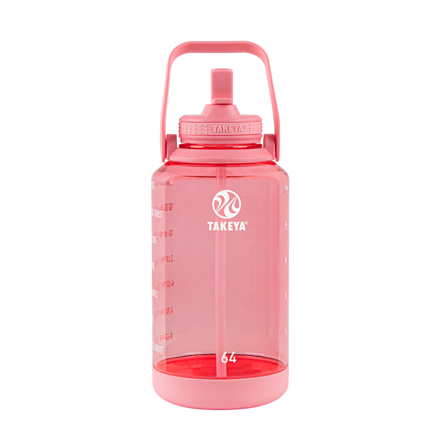tritan-motivational-water-bottle-with-straw-lid-i5 54143-Tritan-Straw-Motivational-64-FlutterPink-front.png