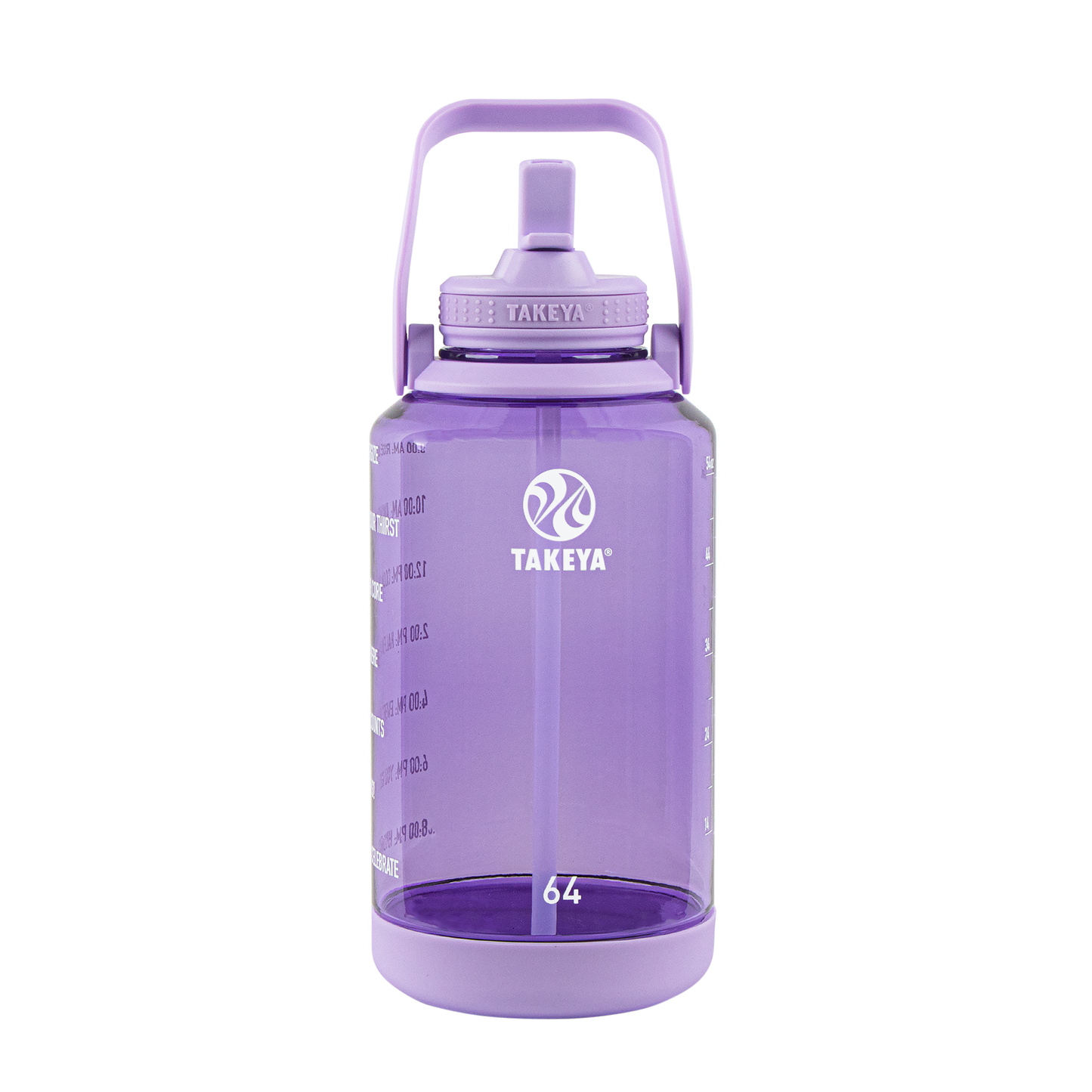 tritan-motivational-water-bottle-with-straw-lid-y4 54144-Tritan-Straw-Motivational-64-VivacityPurple-front.png